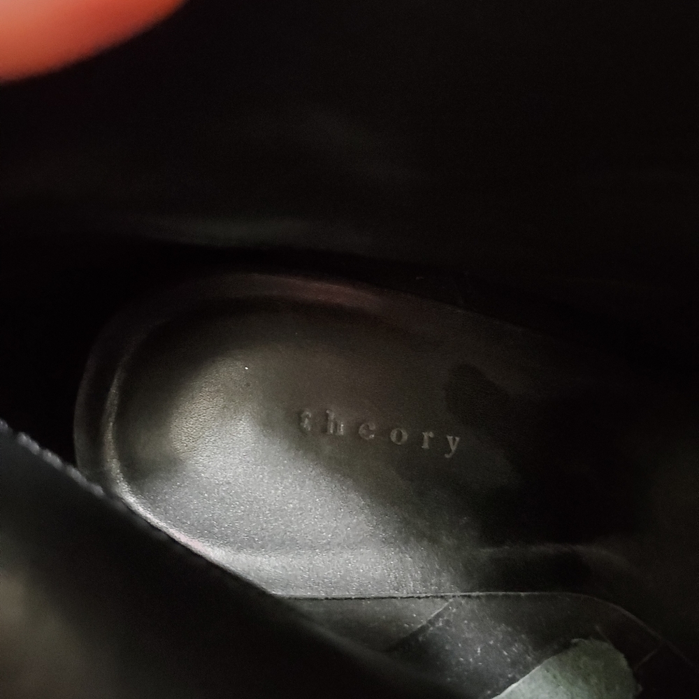 Theory Python Snake Skin Wedge Boots Booties - image 8